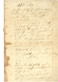 Bauvertrag von 1851