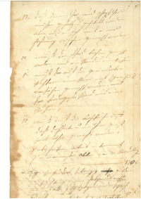 Bauvertrag von 1851